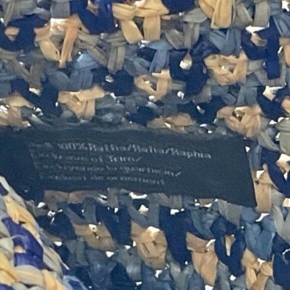 Flora Bella Seabreeze Clutch Bag Braided 100% Raffia Zippered w/ Tassle 13” X 7” - Picture 11 of 11